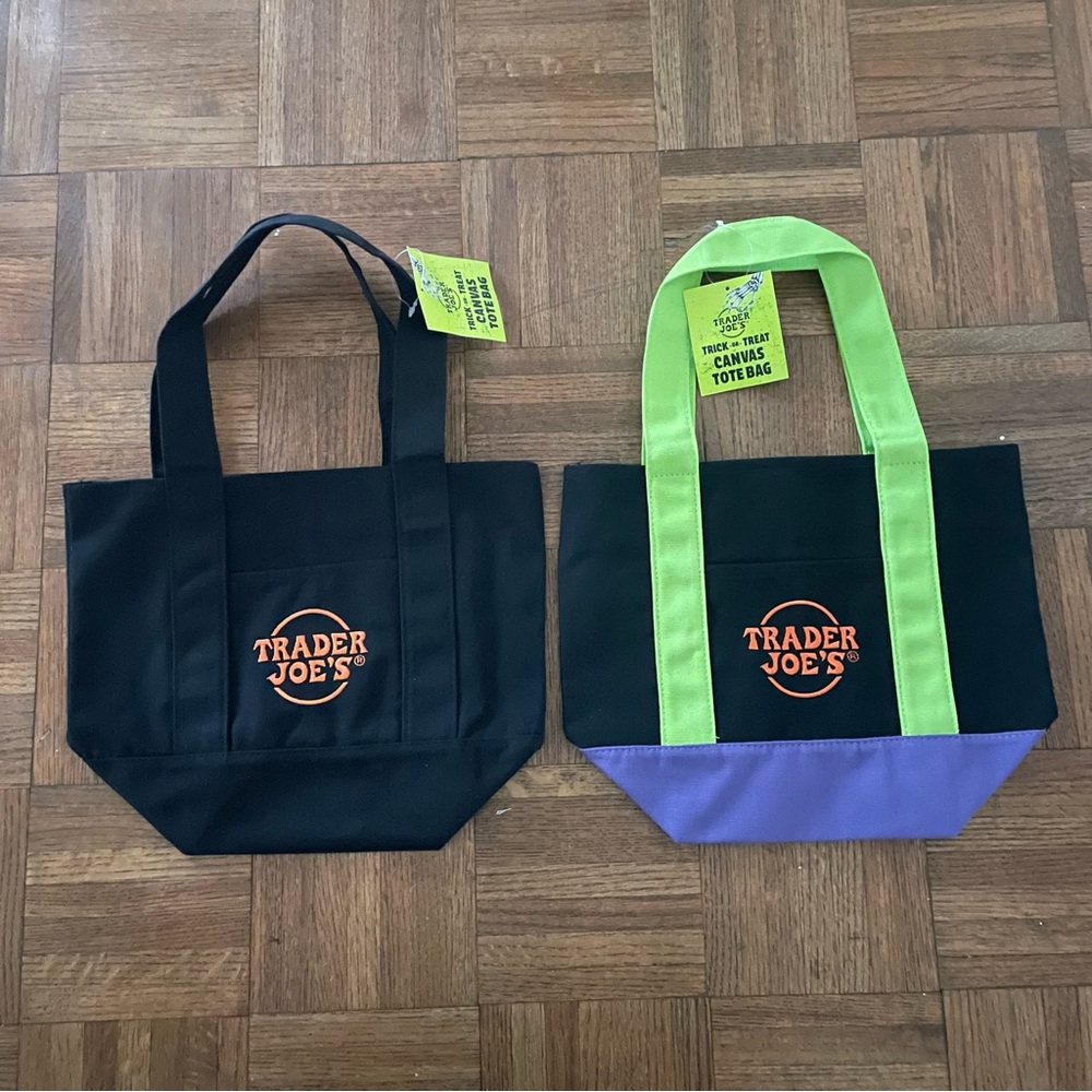 Trader Joe’s mini totes Halloween edition